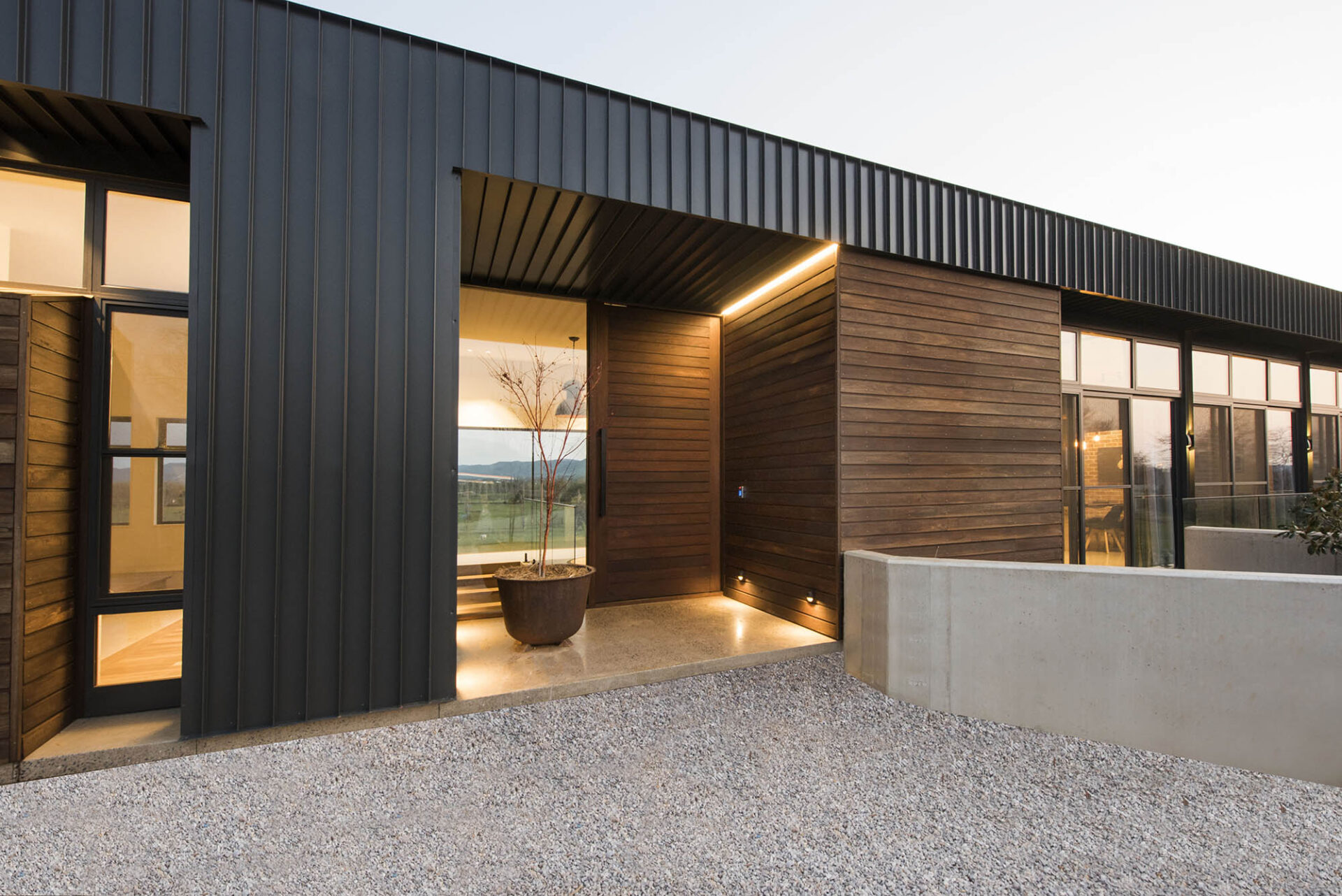 Exterior wall cladding & timber weatherboards